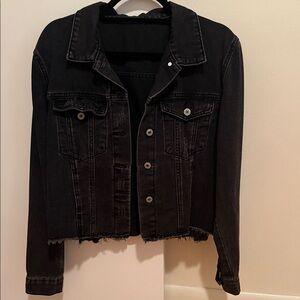 Chic Black Denim Jacket